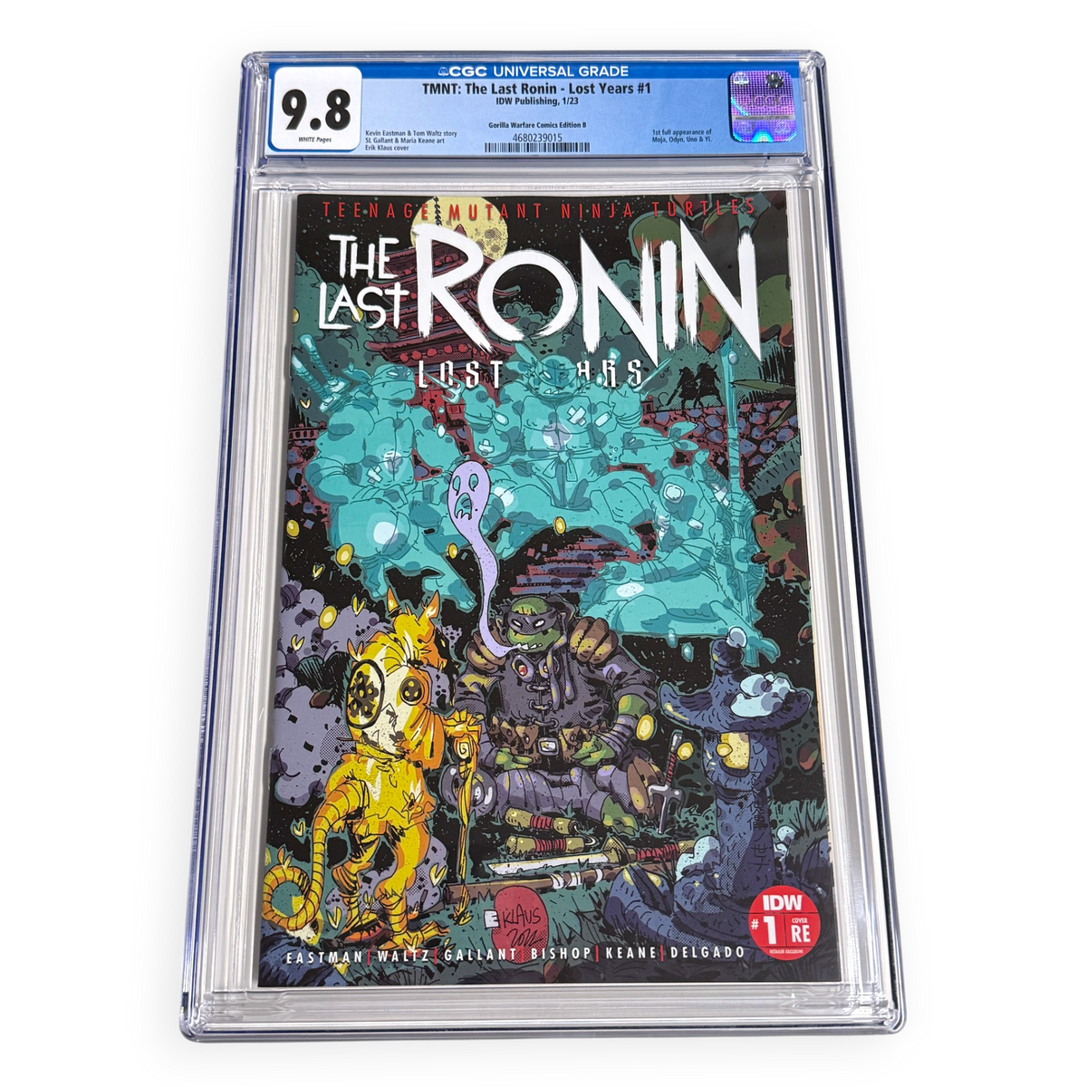 TMNT The Last Ronin: Lost Years #1 CGC 9.8 Erik Klaus Gorilla Warfare Comics Edition B