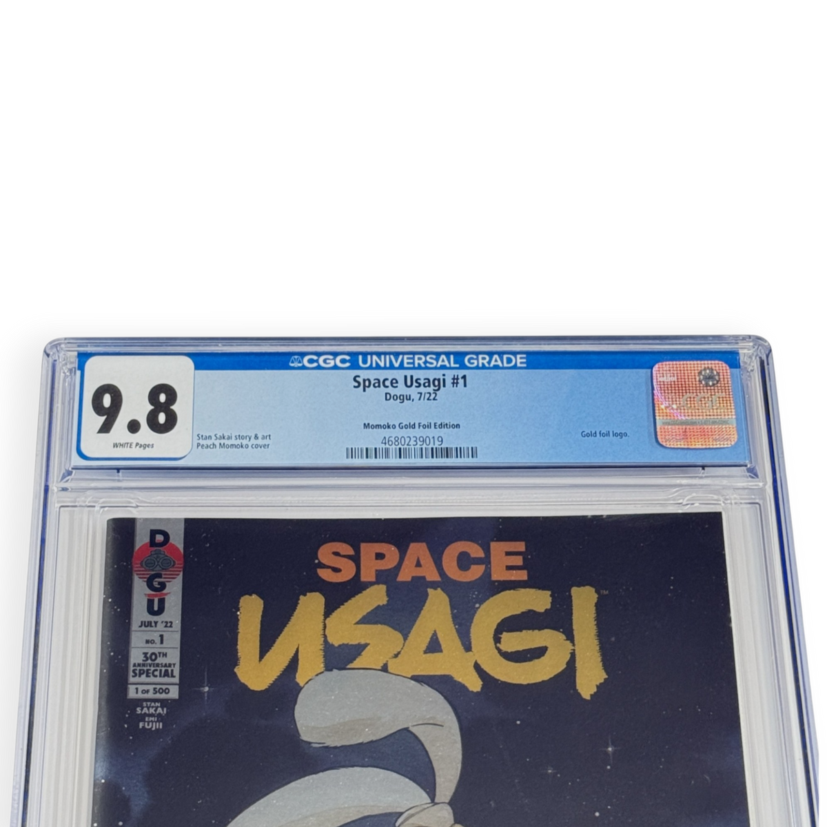Space Usagi #1 CGC 9.8 Peach Momoko SDCC Gold Foil - Limited to 500
