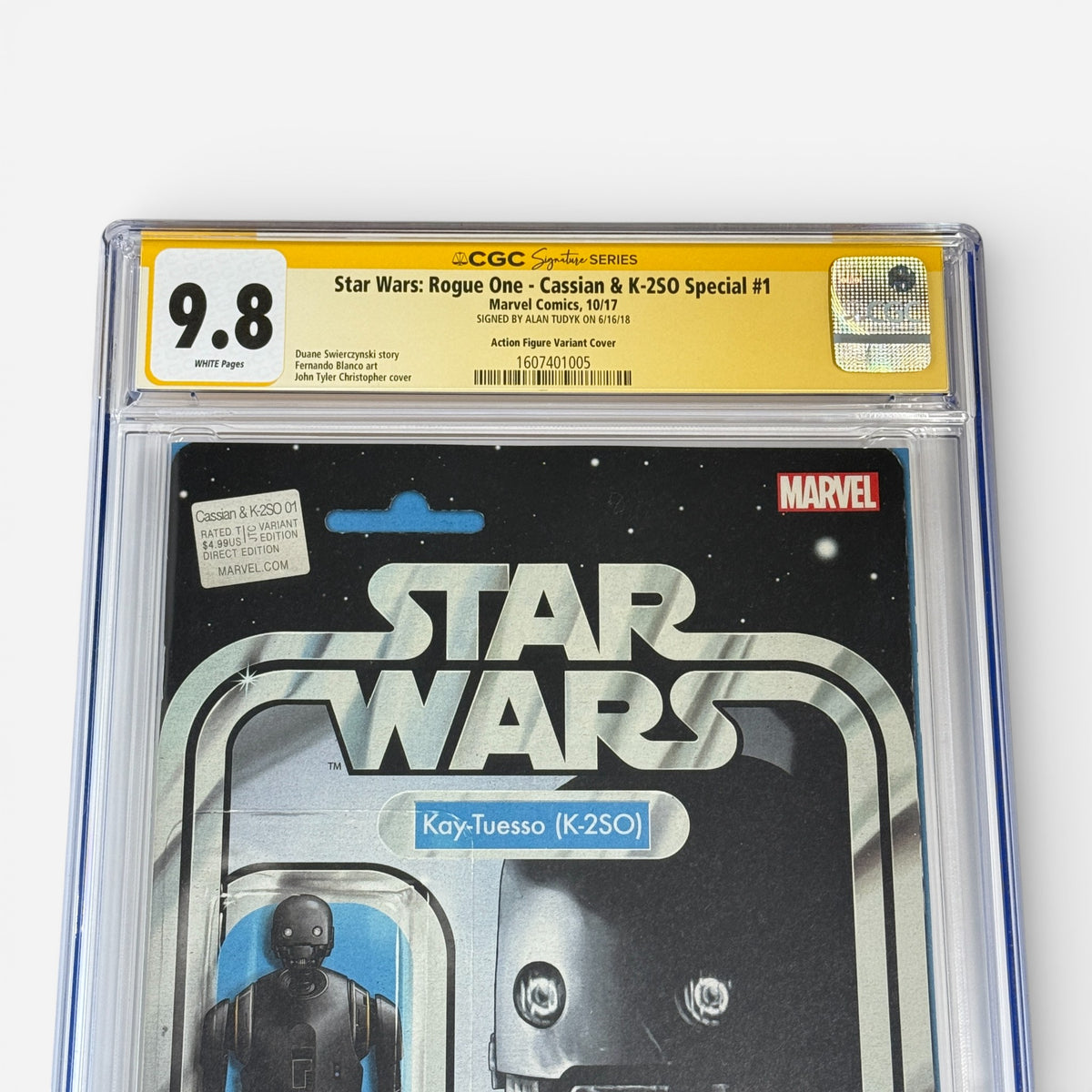 Star Wars: Rogue One - Cassian & K-2SO #1 - Signed by Alan Tudyk CGC SS 9.8