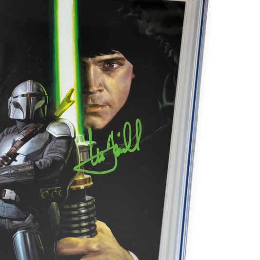 CGC SS 9.8 Star Wars Mandalorian S2 #8 Signed By Mark Hamill - E.M. Gist Cover
