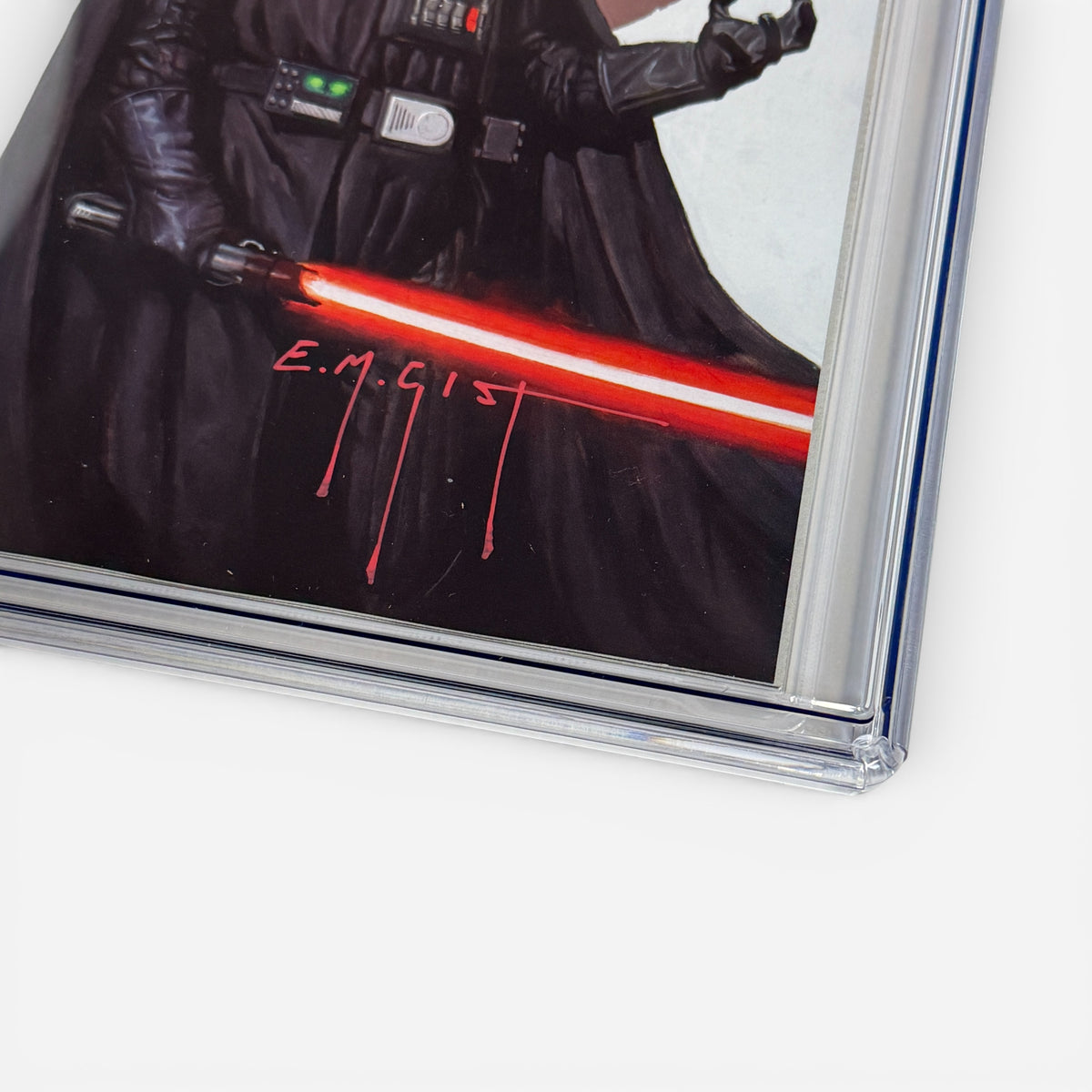 Star Wars Battle of Jakku #2 CGC SS 9.8 - Signed & Sketch Duel's End Remark by E.M. Gist LTD 800