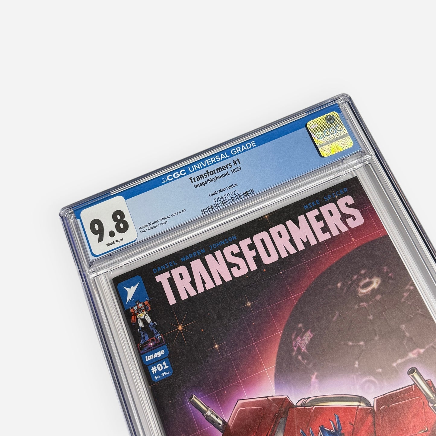 Transformers #1 CGC 9.8 Mike Bowden NYCC Comic Mint Edition - Limited to 500