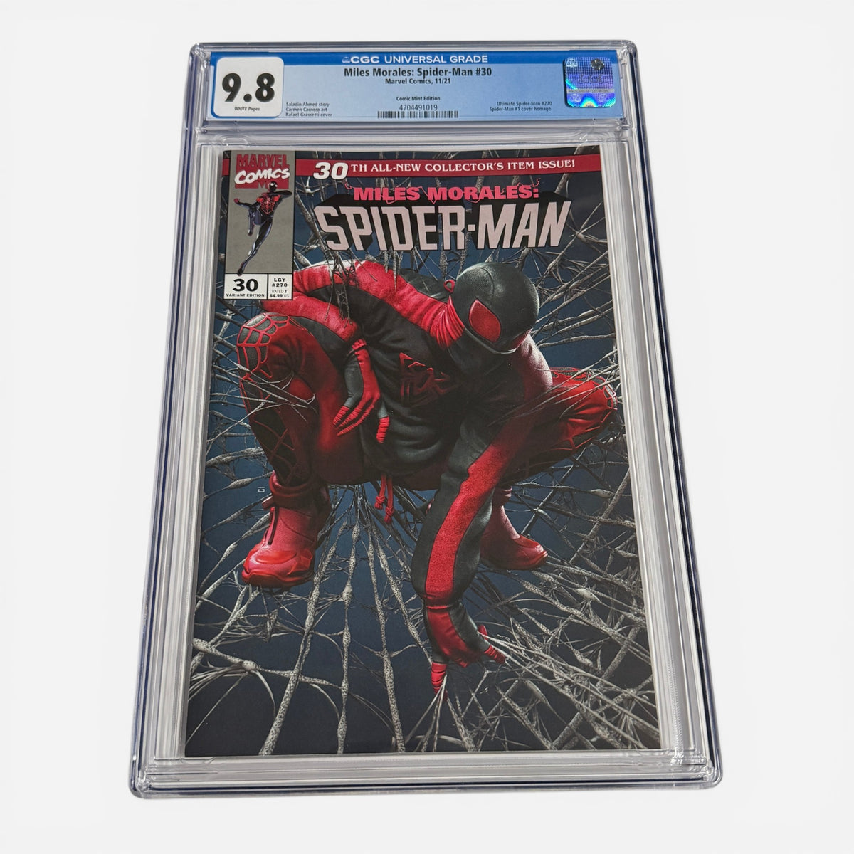 Miles Morales Spider-Man #30 CGC 9.8 Comic Mint Rafael Grassetti Variant - Limited to 3000