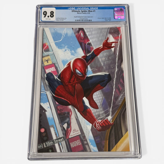 Ultimate Spider-Man #1 CGC 9.8 4th Print InHyuk Lee Sad Lemon Virgin Edition A - Limited to 1000