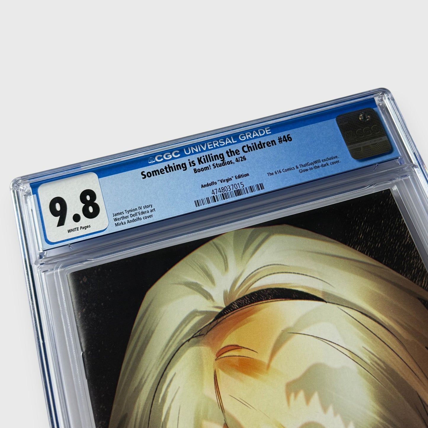 Something is Killing the Children #46 Mirka Andolfo Glow-in-the-Dark Virgin LTD 200 CGC 9.8