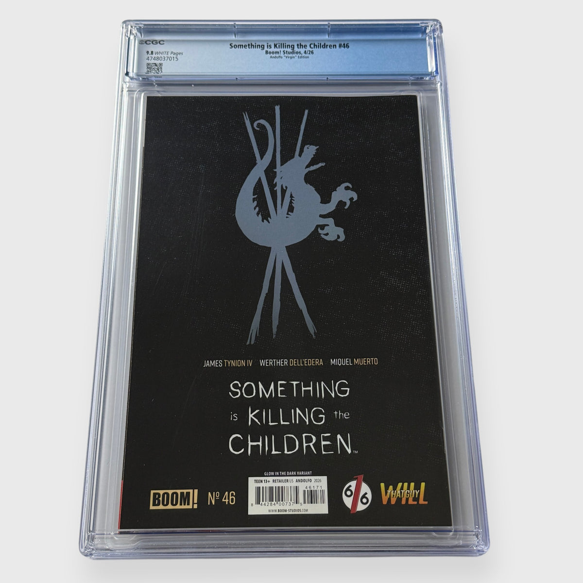 Something is Killing the Children #46 Mirka Andolfo Glow-in-the-Dark Virgin LTD 200 CGC 9.8