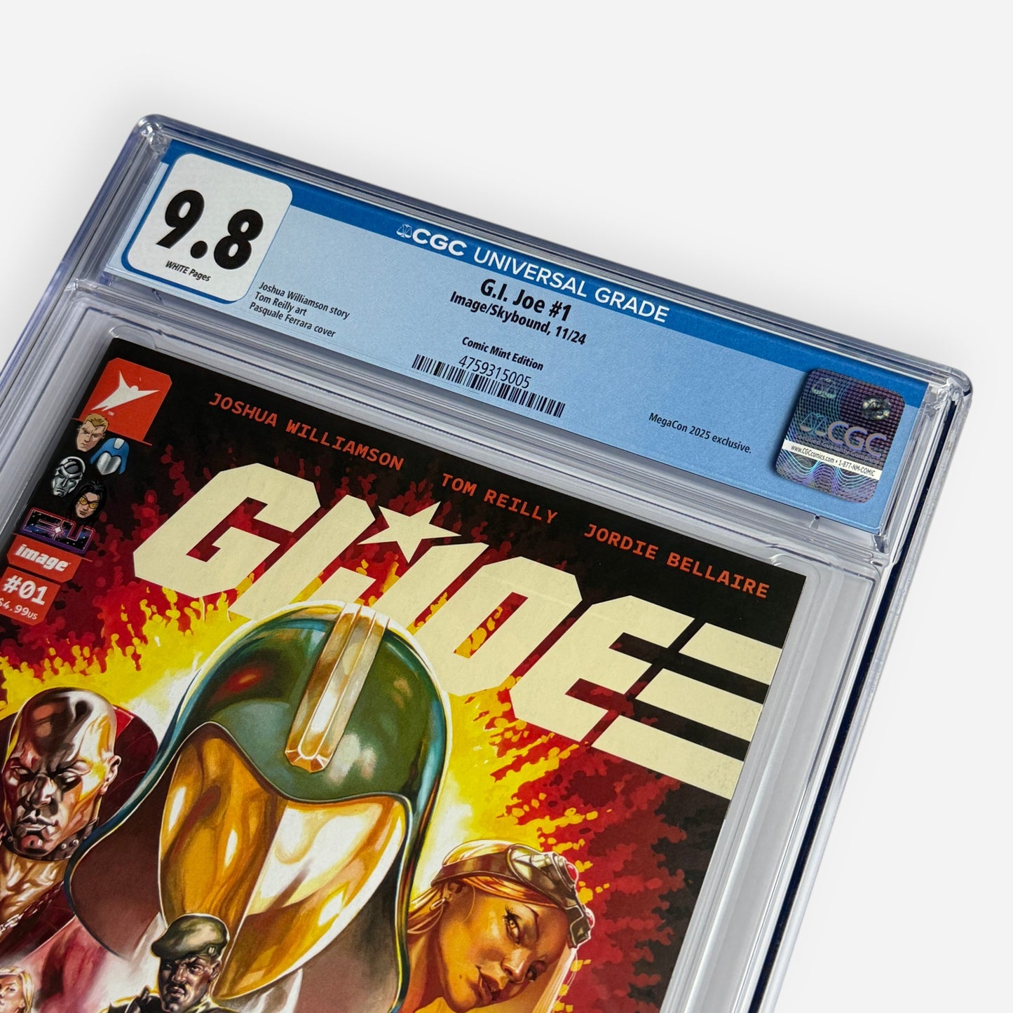 G.I. Joe #1 CGC 9.8 Pasquale Ferrara Comic Mint MegaCon 2025 Exclusive – Limited to 300