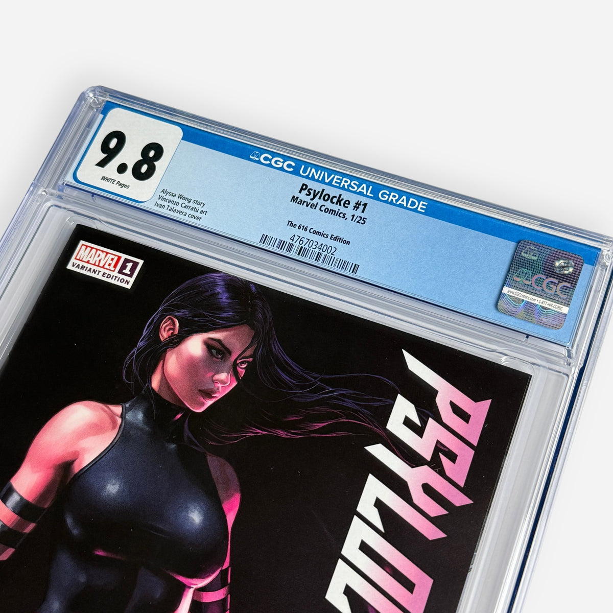 Psylocke #1 CGC 9.8 Ivan Talavera The 616 Comics Edition – Limited to 3000