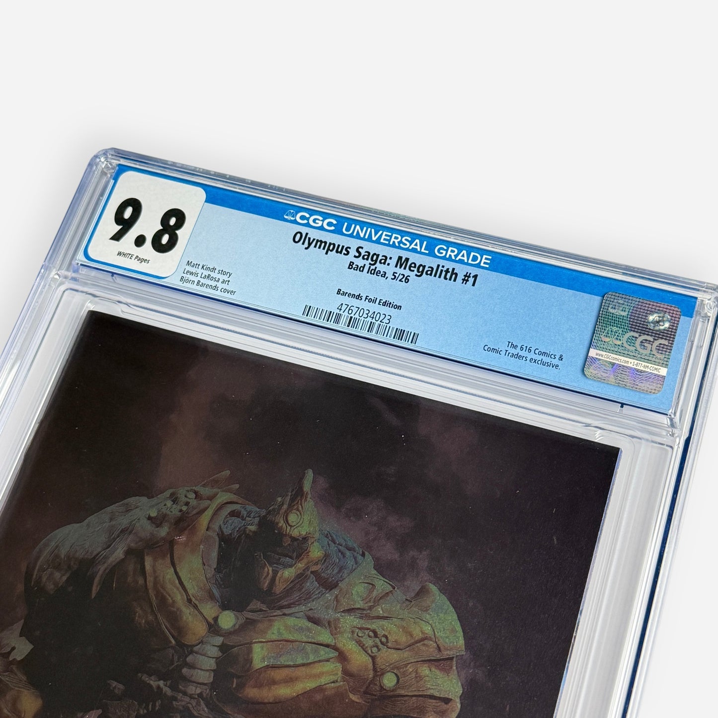 Olympus Saga: Megalith #1 CGC 9.8 Björn Barends Foil Edition – Limited to 500