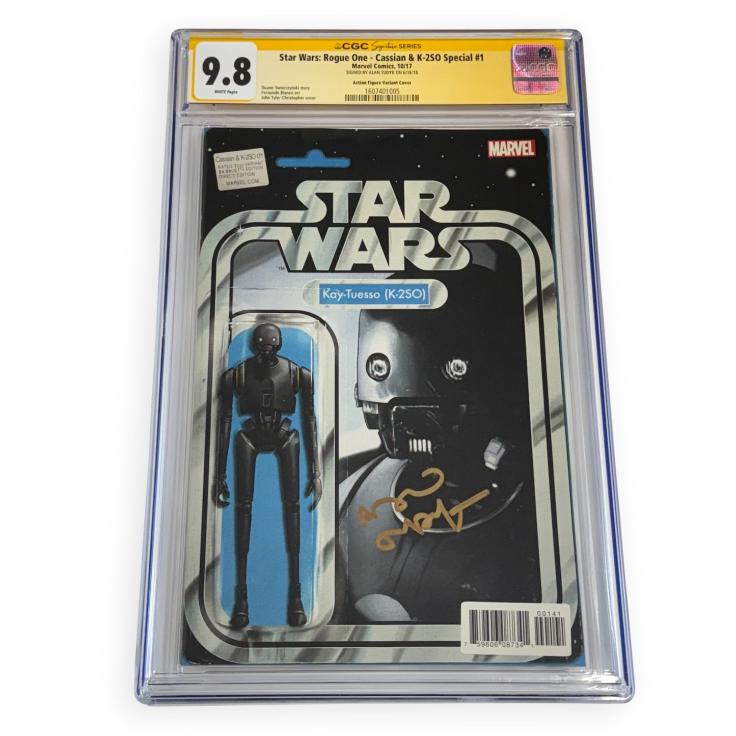 Star Wars: Rogue One - Cassian & K-2SO #1 - Signed by Alan Tudyk CGC SS 9.8